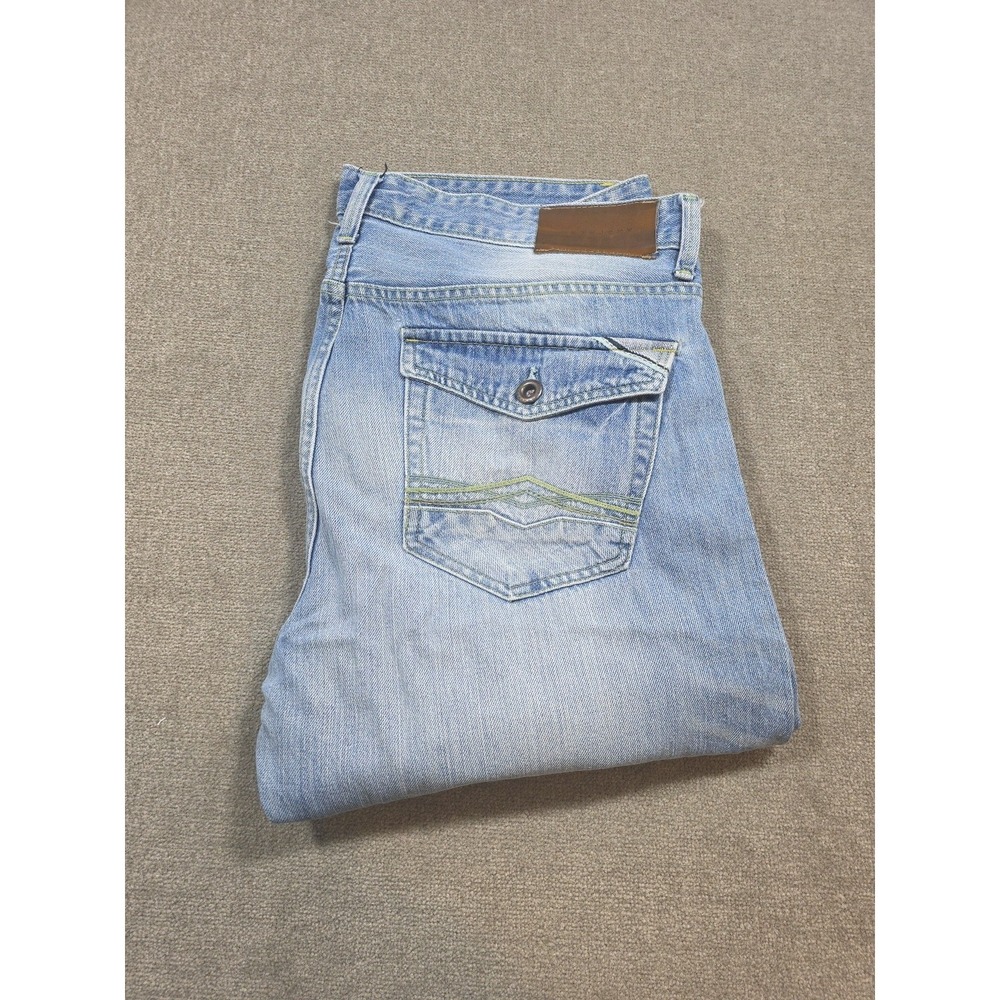 Vtg Sean John Jeans Mens 36 x 29 Light Wash Hamilton Classic No Diddy Baggy Y2K